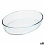 Oven Dish Pyrex Classic Vidrio Transparent Glass Oval 35 x 24 x 7 cm (6 Units)