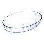 Plat de Four Ô Cuisine Ocuisine Vidrio Transparent verre Ovale 40 x 28 x 7 cm (4 Unités)