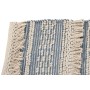 Carpet DKD Home Decor 180 x 120 x 2 cm Blue Cotton White Boho