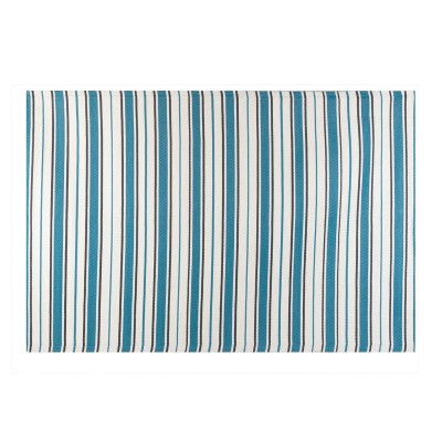 Tapis d’extérieur Milos 160 x 230 x 0,5 cm Bleu polypropylène