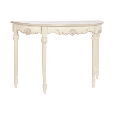 Console DKD Home Decor 122 x 38 x 79 cm Crème Bois de manguier Bois MDF