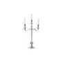 Candle Holder DKD Home Decor 30 x 12 x 46 cm Silver Aluminium Chromed