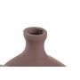 Vase DKD Home Decor 16 x 6 x 24 cm Beige Pink Aluminium (2 Units)