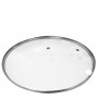 Couvercle pour poêle EDM 76686 Rechange Casserole Verre Transparent Ø 28 cm