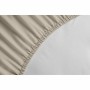 Fitted sheet Lovely Home Beige 90 x 190 cm