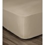 Fitted sheet Lovely Home Beige 90 x 190