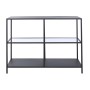 Console DKD Home Decor Noir Métal Verre 100 x 35 x 80 cm