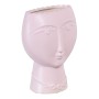 Planter 15 x 8,5 x 19 cm Face Ceramic Light mauve