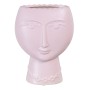 Cache-pot 15 x 8,5 x 19 cm Visage Céramique Mauve