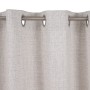 Rideau Beige Polyester Argent 100 % coton 140 x 260 cm