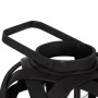 Lanterne 29 x 29 x 37 cm Bougeoir Noir Bambou