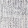 Tapis 80 x 150 cm Gris Polyester Coton