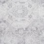 Tapis 80 x 150 cm Gris Polyester Coton