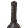 Vase 9 x 9 x 44,5 cm Gris Aluminium