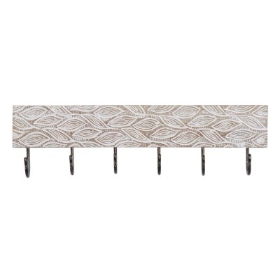 Wall mounted coat hanger 61 x 7 x 16,5 cm Metal Wood