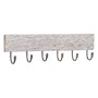 Wall mounted coat hanger 61 x 7 x 16,5 cm Metal Wood