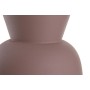 Vase DKD Home Decor Beige Pink Iron 19 x 19 x 51,5 cm (2 Units)