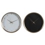 Horloge de table DKD Home Decor 25,7 x 4,2 x 25,7 cm Femme Doré Aluminium (2 Unités)