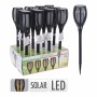 Garden Torch Progarden Solar Flame effect Black polypropylene Ø 10 x 58 cm