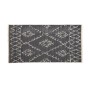 Carpet 80 x 150 cm Grey Beige Cotton