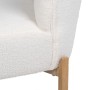 Fauteuil 62 x 75 x 74 cm Tissu Synthétique Métal Blanc