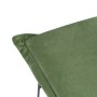 Pouf Tissu Synthétique Métal 40 x 40 x 35 cm Vert clair