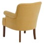 Armchair 77 x 64 x 88 cm Synthetic Fabric Wood Mustard