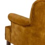 Fauteuil 77 x 64 x 88 cm Tissu Synthétique Bois Ocre