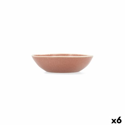 Bowl Bidasoa Gio 15 x 4 cm Ceramic Brown (6 Units)