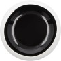 Assiette creuse Ariane Organic Céramique Noir 16 cm (6 Unités)