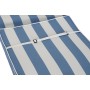 Cushion for lounger DKD Home Decor Hammock White Sky blue 190 x 60 x 5 cm