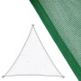 Voiles d'ombrage Auvent 3,5 x 3,5 m Vert Polyéthylène 350 x 350 x 0,5 cm