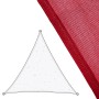 Voiles d'ombrage Auvent Cerise Polyéthylène 350 x 350 x 0,5 cm