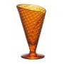 Coupe de glaces et de milkshakes Gelato Orange verre 210 ml (6 Unités)