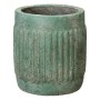 Cache-pot 20 x 20 x 21,5 cm Turquoise Ciment