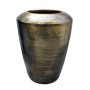 Planter 51 x 51 x 68 cm Golden Aluminium