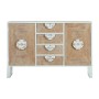 Sideboard DKD Home Decor Fir Metal White 120 x 35 x 80 cm