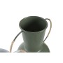 Vase DKD Home Decor 20 x 13 x 24 cm Metal Terracotta White Green (2 Units)