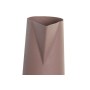 Vase DKD Home Decor 15 x 11 x 45 cm Beige Rose Fer (2 Unités)