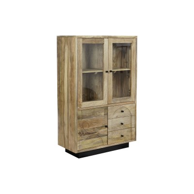 Présentoir DKD Home Decor Verre Bois de manguier 90 x 40 x 190 cm