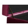 Banquette DKD Home Decor 110 x 42 x 44 cm Métal Bordeaux