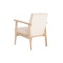 Armchair DKD Home Decor Beige Natural Pinewood 63 x 68 x 81 cm