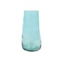 Vase DKD Home Decor 18 x 18 x 120 cm Sky blue Tempered Glass