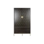 Armoire DKD Home Decor 100 x 40 x 175 cm Noir Métal Acacia