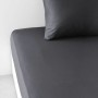 Drap housse TODAY 90 x 190 cm Noir Anthracite