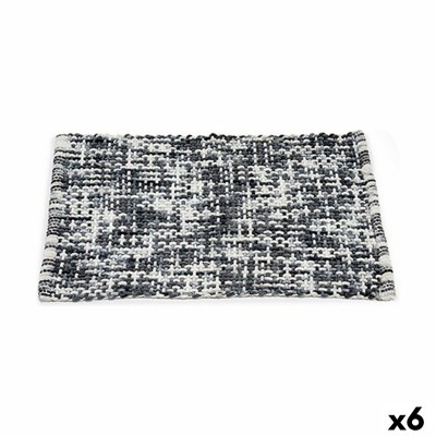 Tapis de Douche Antidérapant 50 x 80 cm Gris foncé (6 Unités)