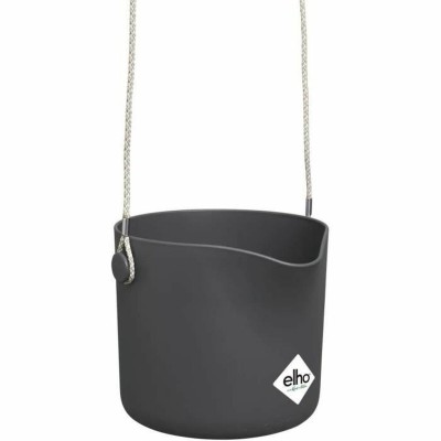 Jardinière suspendue Elho   Noir Anthracite Plastique Ø 18 cm