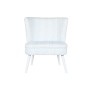 Armchair DKD Home Decor 73 x 67 x 85 cm Blue Wood White