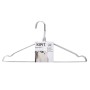 Set of Clothes Hangers 40 x 1 x 20 cm Silver Metal (24 Units)