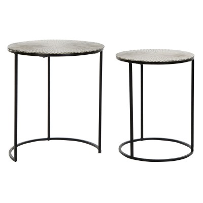 Jeu de 2 tables DKD Home Decor 49 x 49 x 58 cm